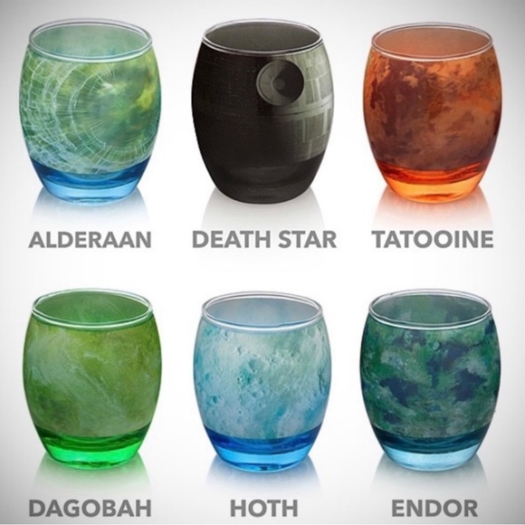 Disney Star Wars Planetary Tumbler Glasses (4) - Picture 10 of 11